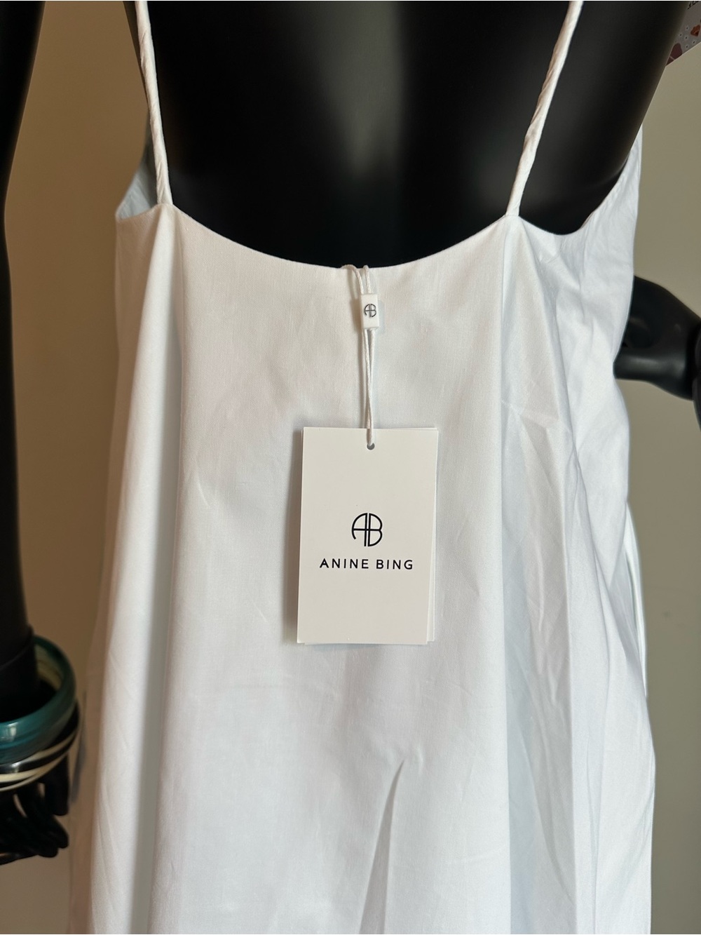 Anine Bing White Spaghetti Strap Maxi Dress - Picture 5 of 7